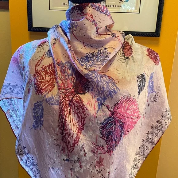 Vintage Silk Scarf Bundle Flawed - Picture 6 of 15
